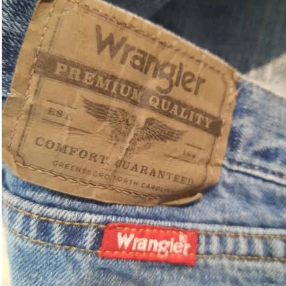 Mens Wrangler Jeans - Straight Leg - Denim JeansMens Size:29-30 - Picture 5 of 7
